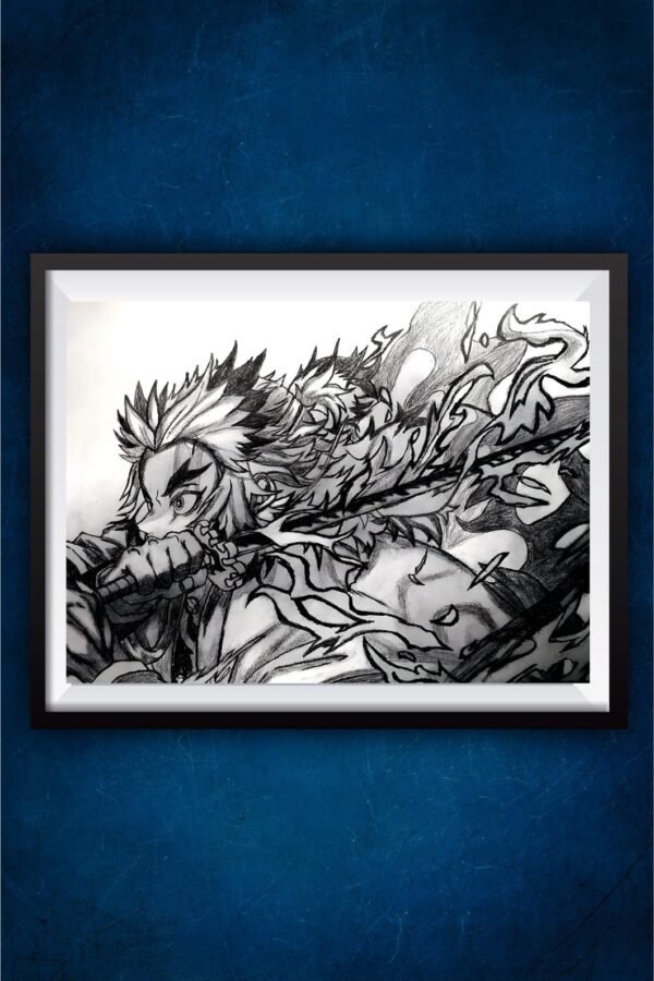 Rengoku Pencil Art