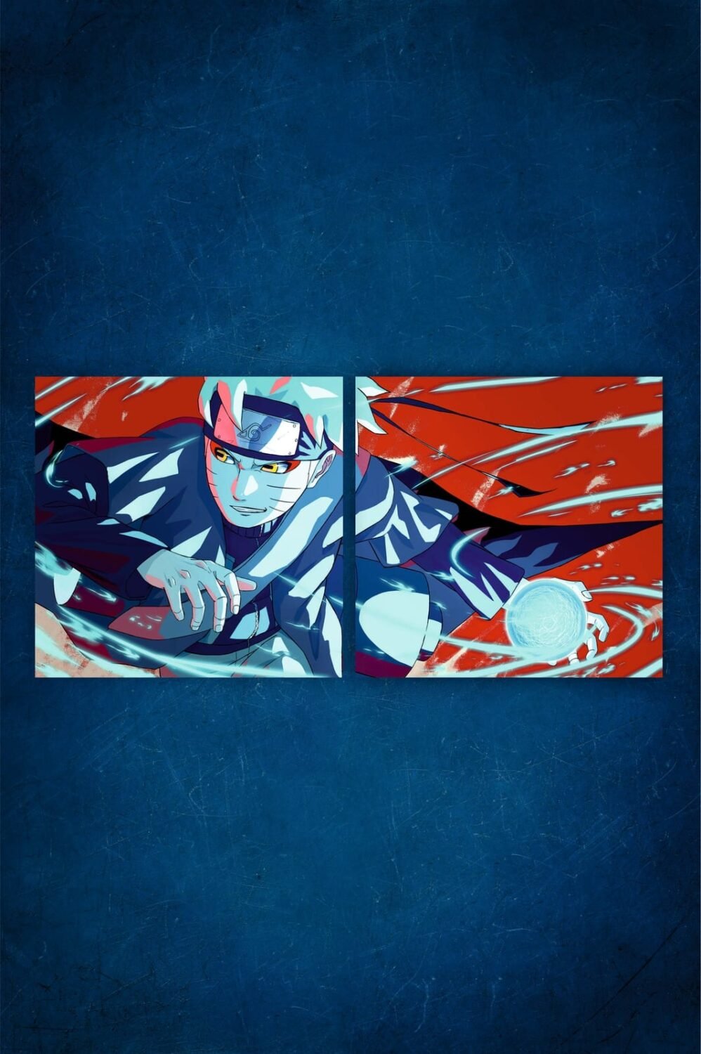 Naruto Rasenshuriken — Split Poster