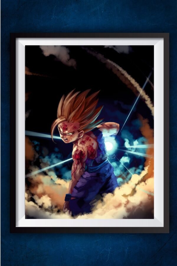 Gohan using Kamehameha