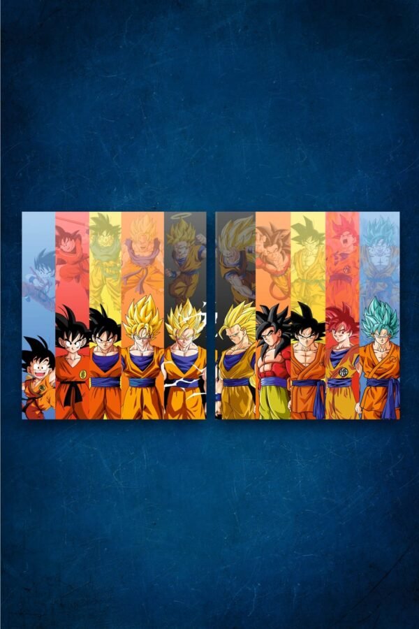 Goku all Form — Split Poster