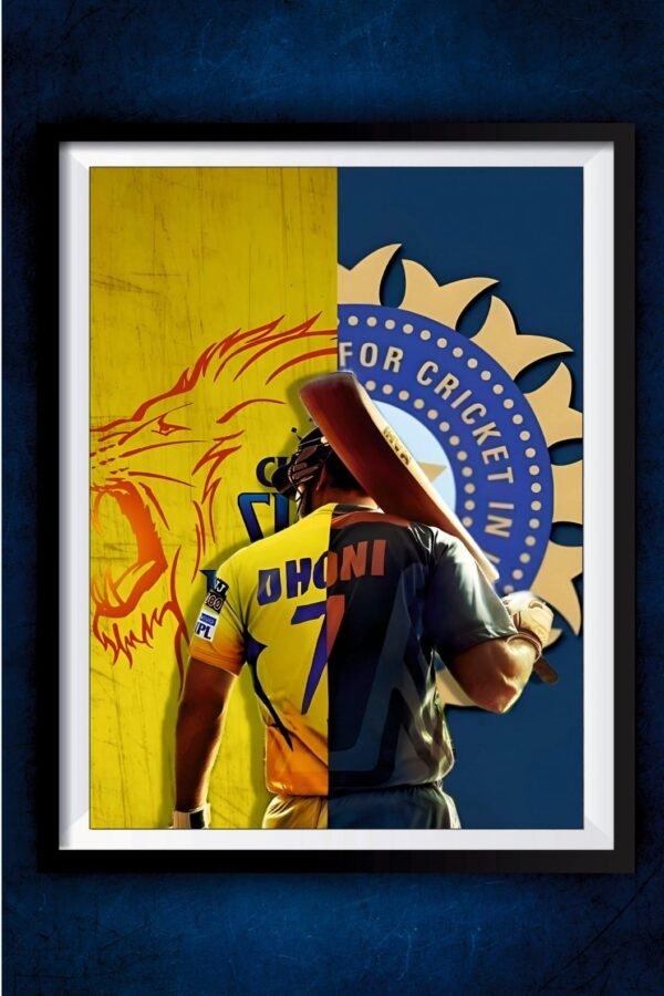 MS Dhoni Art