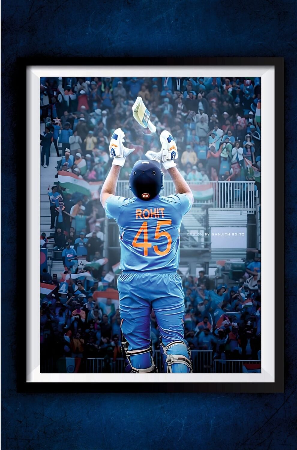 Rohit Sharma Celebrating