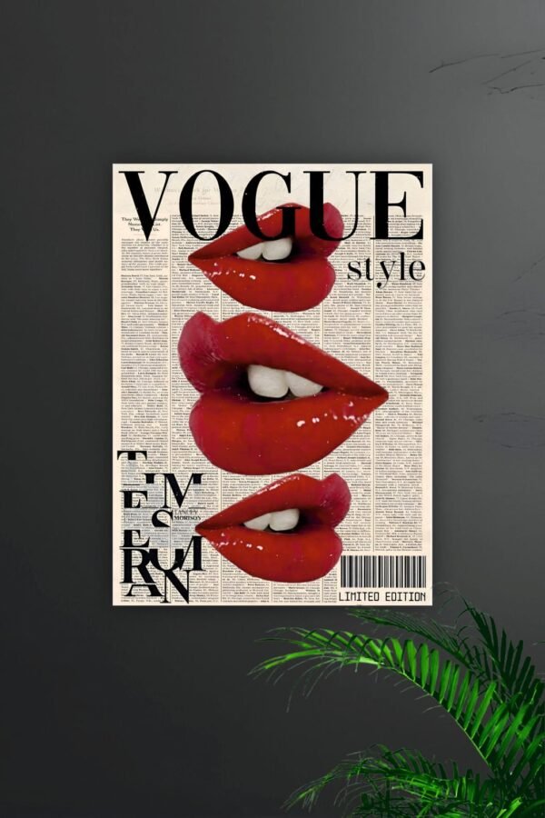 Vogue Lips Poster