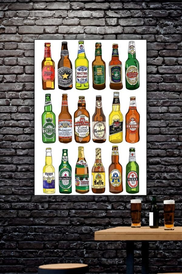 Beer Wall Aesthetic Poster