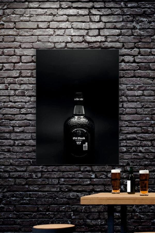 Old Monk Aesthetic Poster