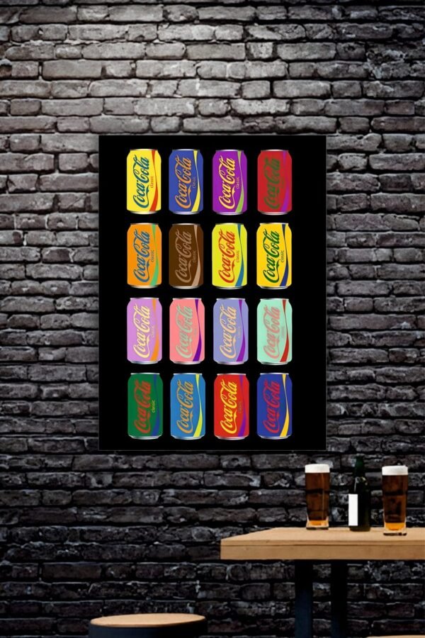 Coke Cans Aesthetic Poster