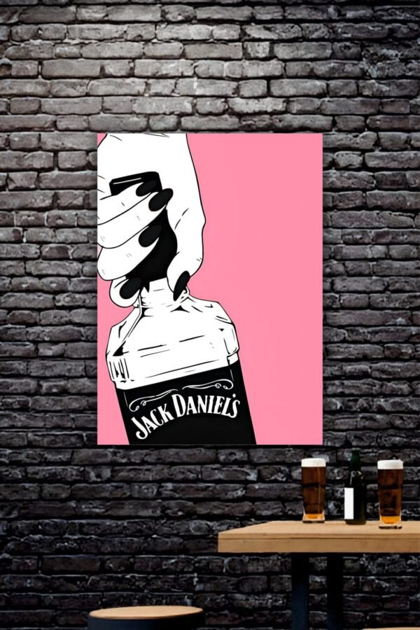 Jack Daniel Whiskey Aesthetic Poster