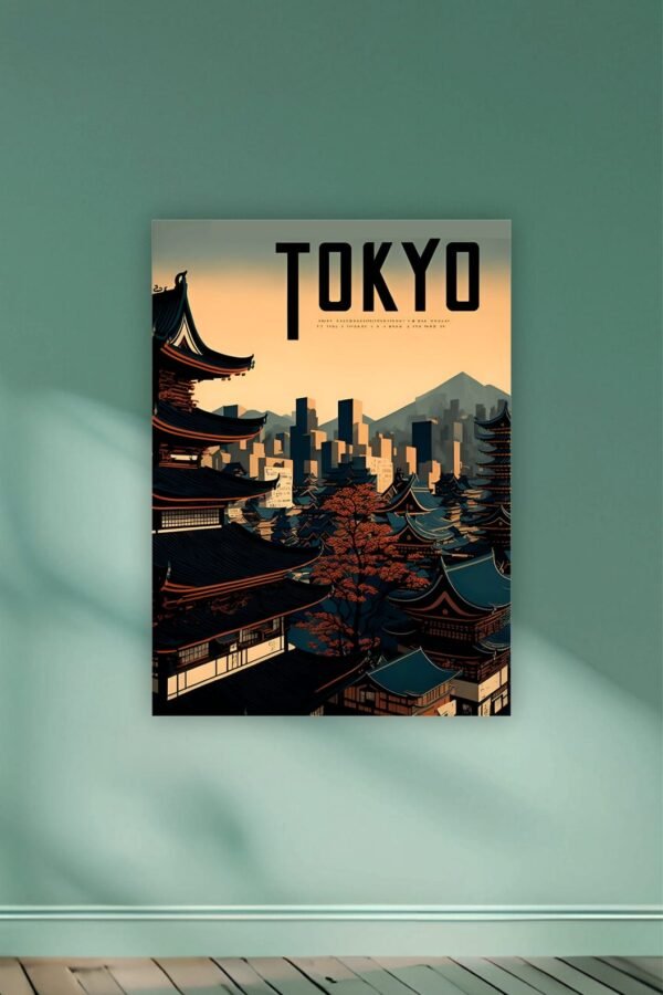 Tokyo Japan Aesthetic Scenery Poster