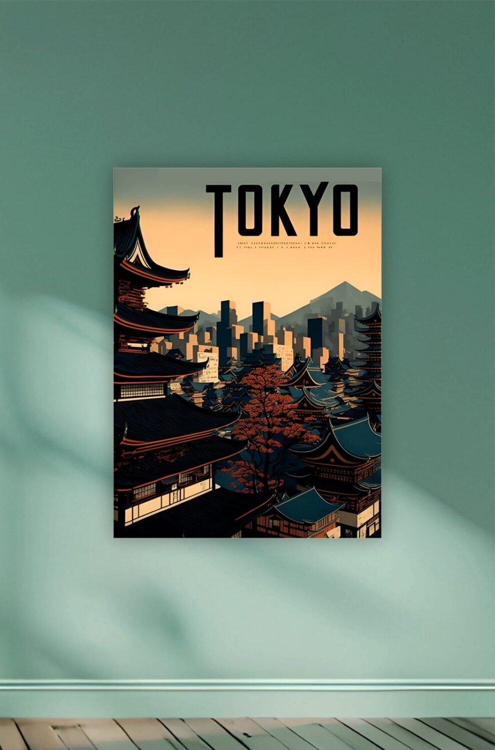 Tokyo Japan Aesthetic Scenery Poster