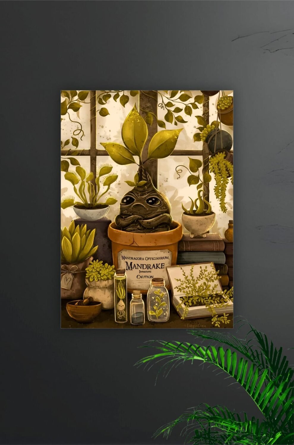 Harry Potter Plant Aesthetic Poster
