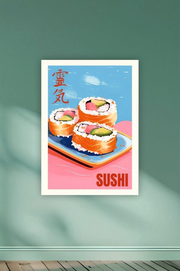 Sushi Aesthetic Poster