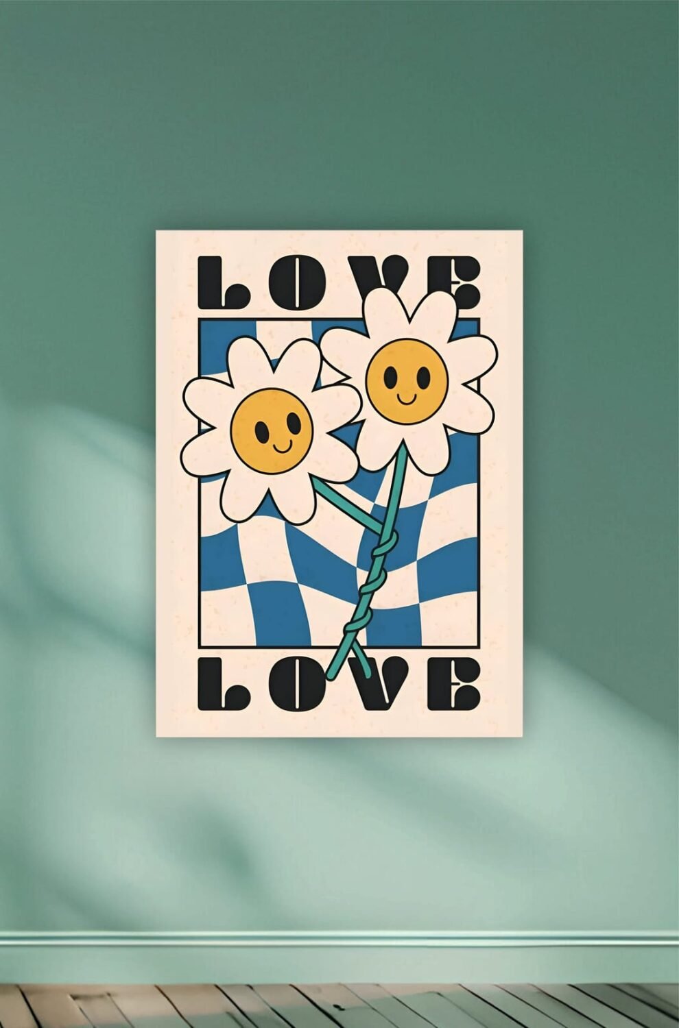 Love Aesthetic Flowers Poster