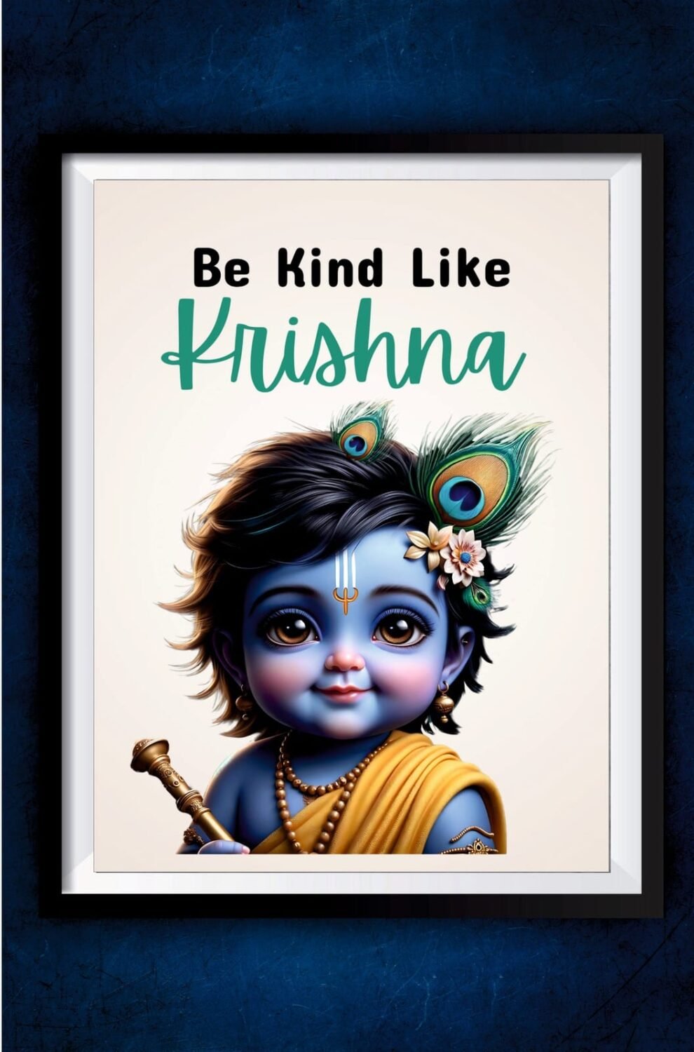 Kind Lord Krishna Poster