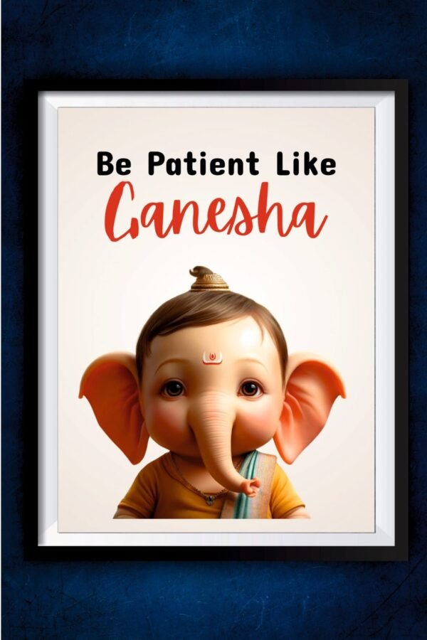 Patient Ganesha Poster