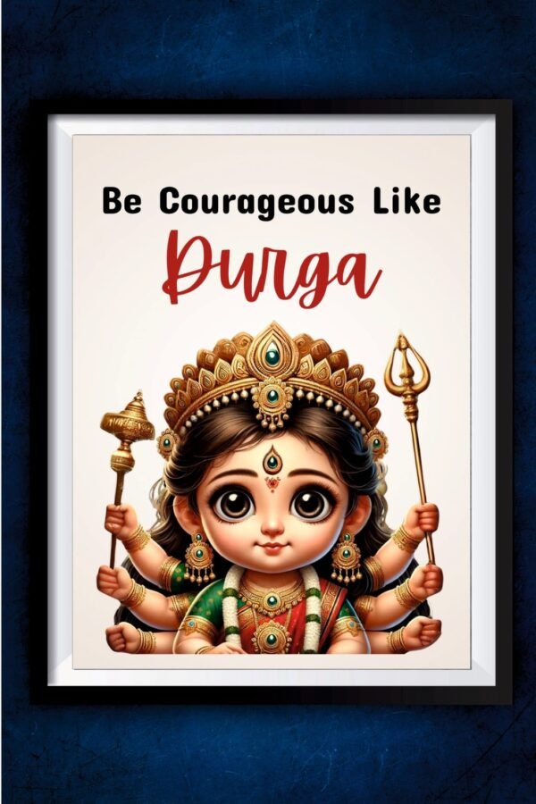 Courageous Durga Ji Poster