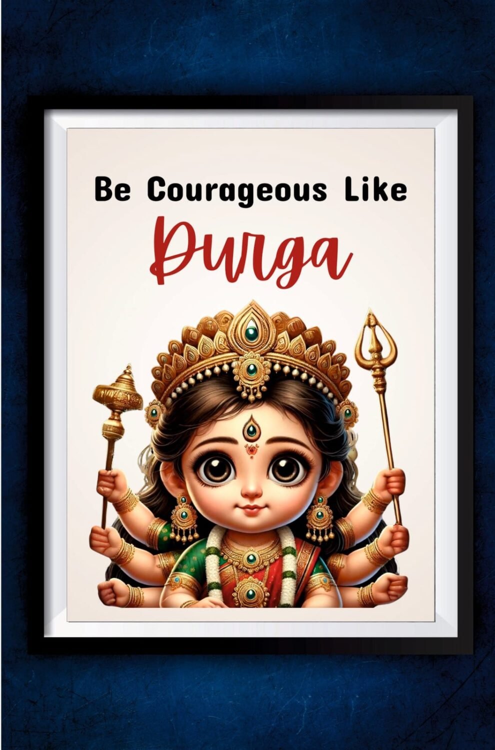 Courageous Durga Ji Poster