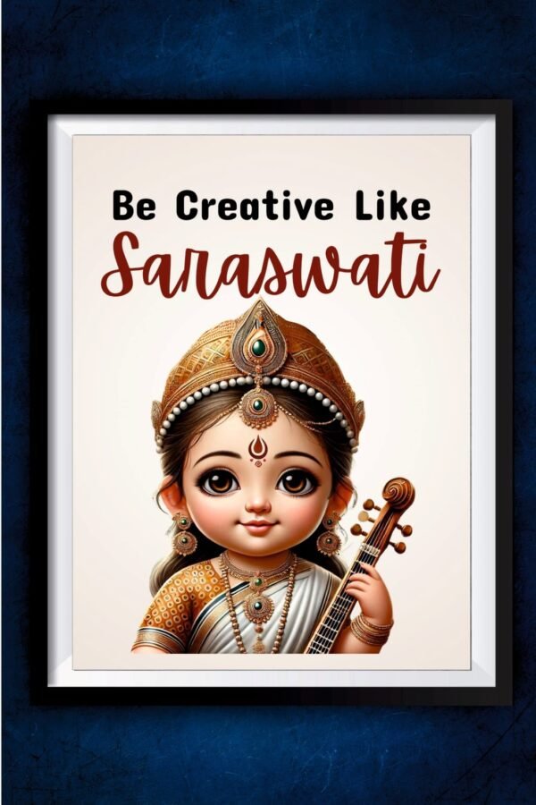 Creative Saraswati Ji Poster