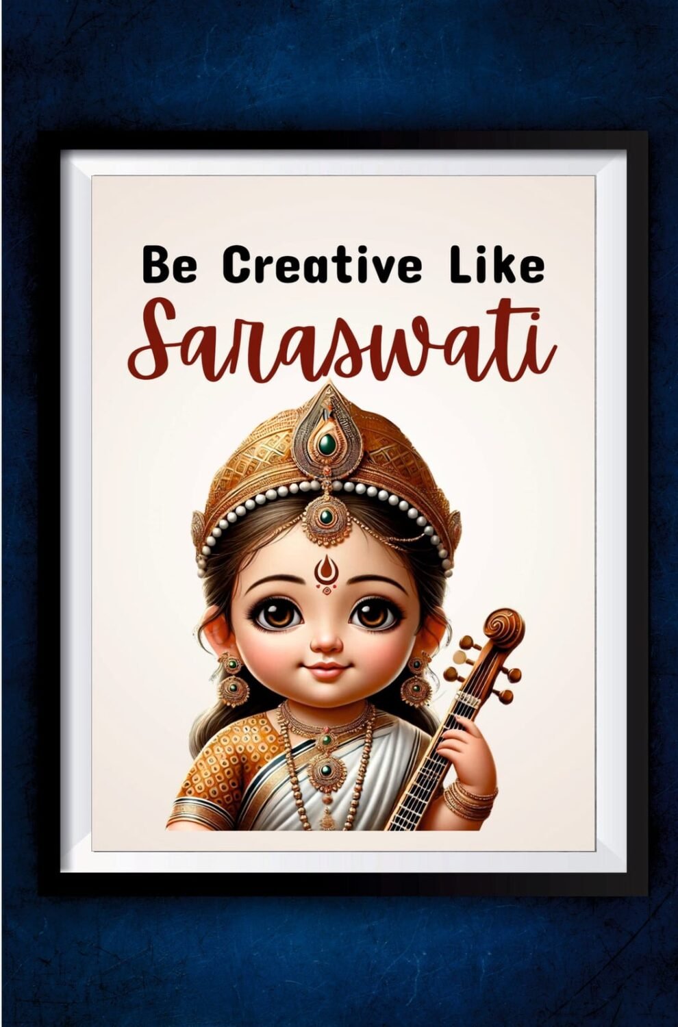 Creative Saraswati Ji Poster