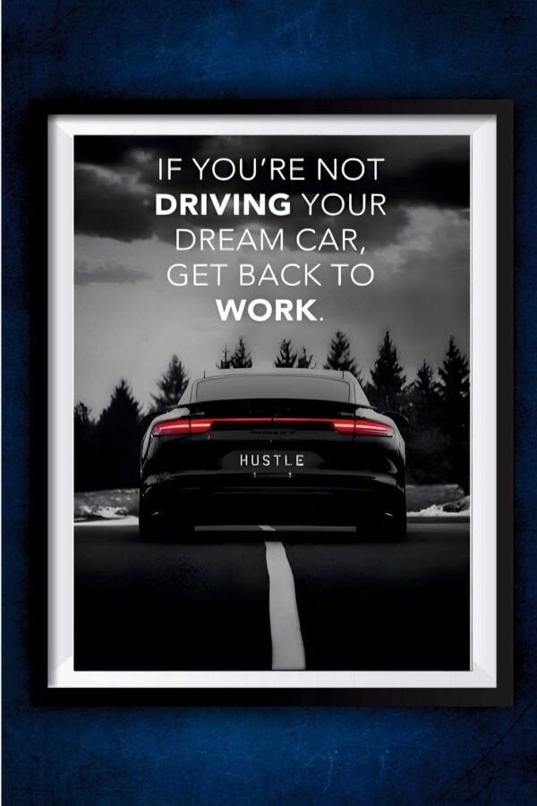 Car Motivational Poster
