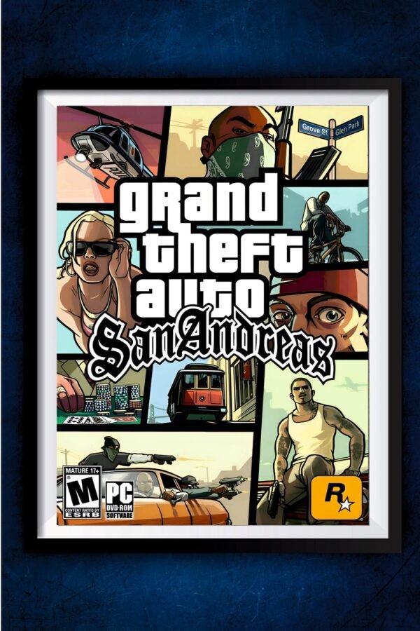 GTA San Andreas Banner Poster