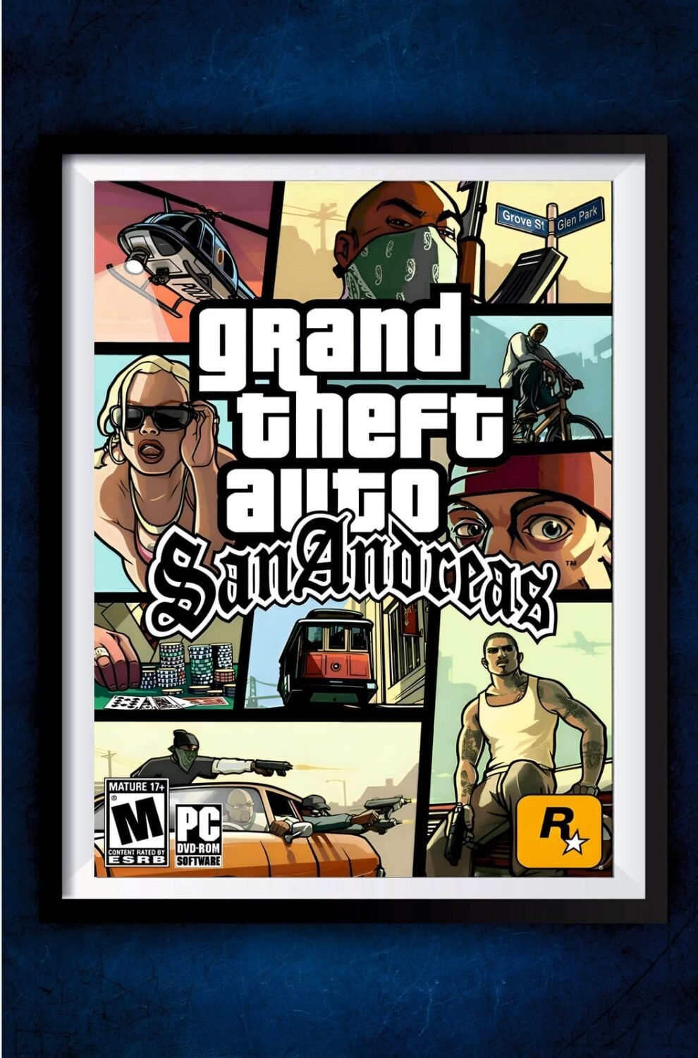 GTA San Andreas Banner Poster