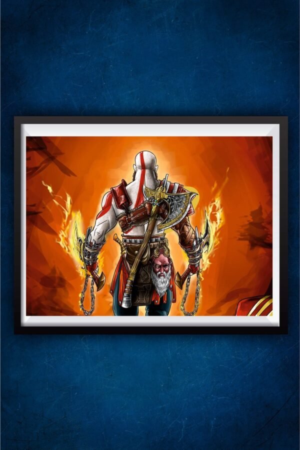 Kratos God of War Poster