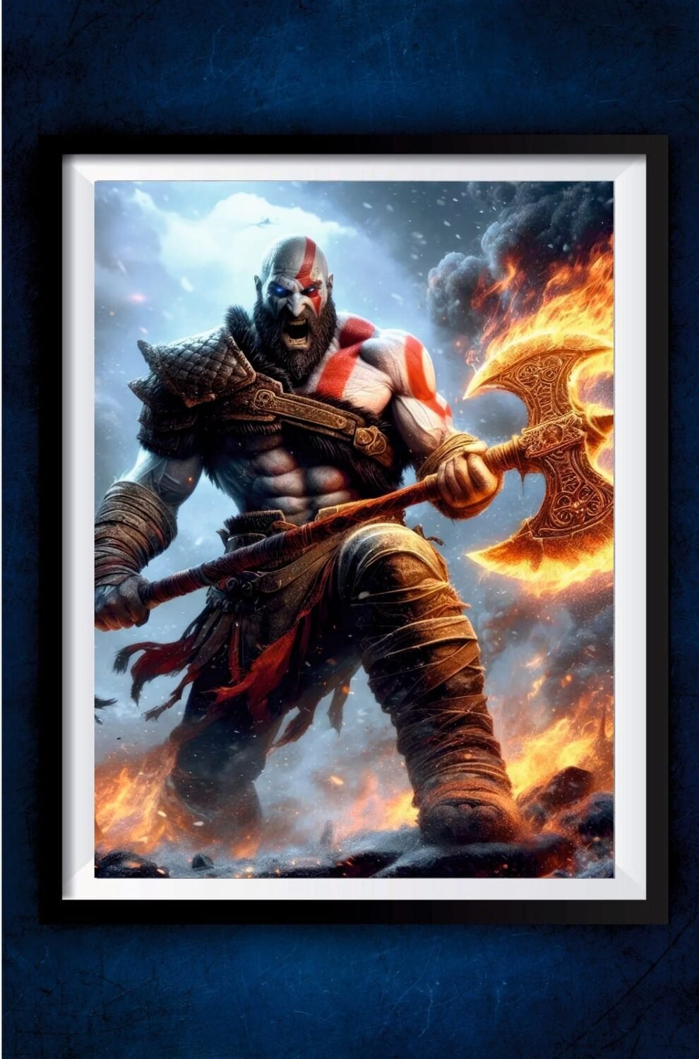God of War with the Leviathan Poster