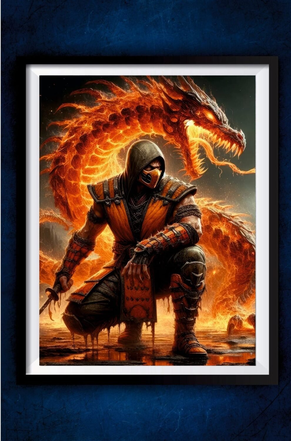 Scorpion Mortal Kombat Poster