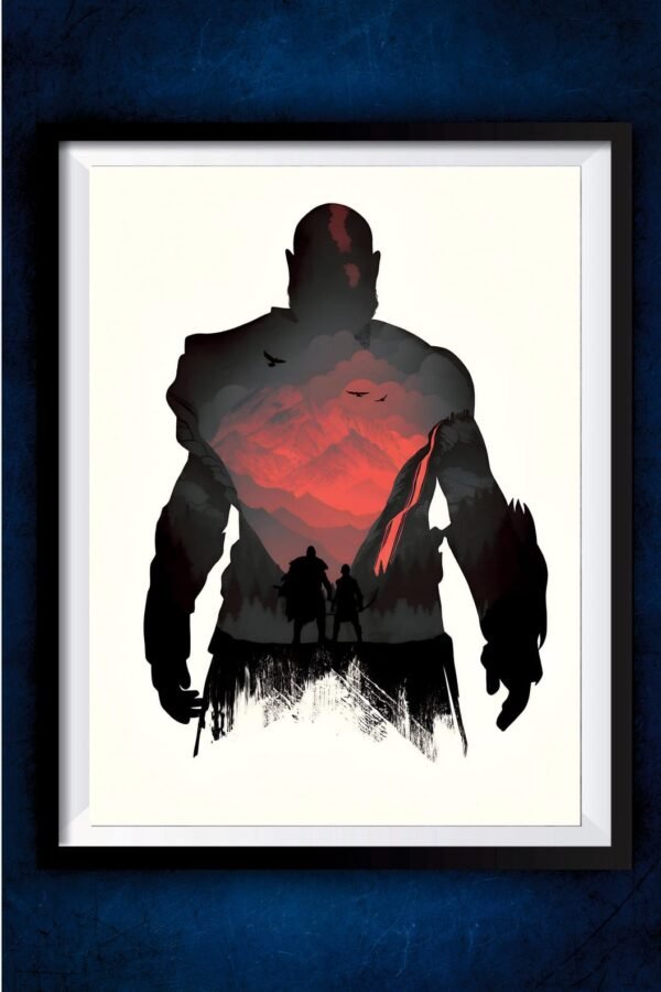 God Of War Kratos Art Poster