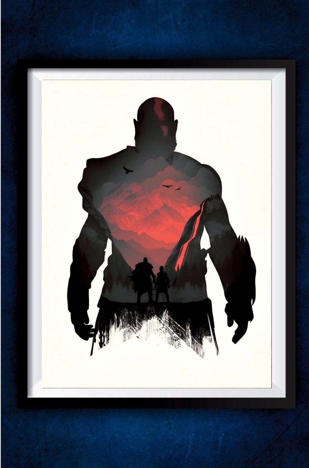 God Of War Kratos Art Poster
