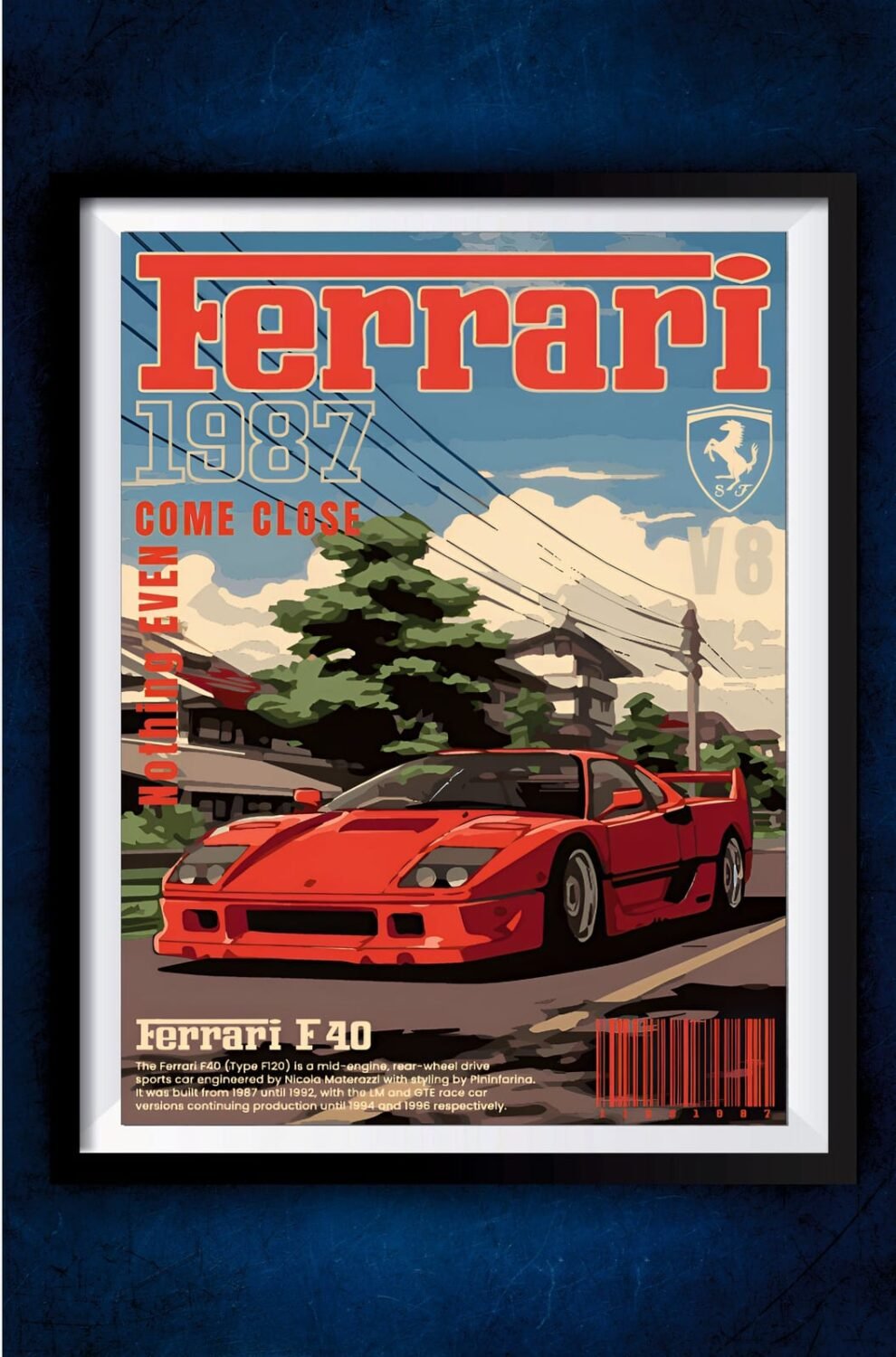 Ferrari Vintage Poster