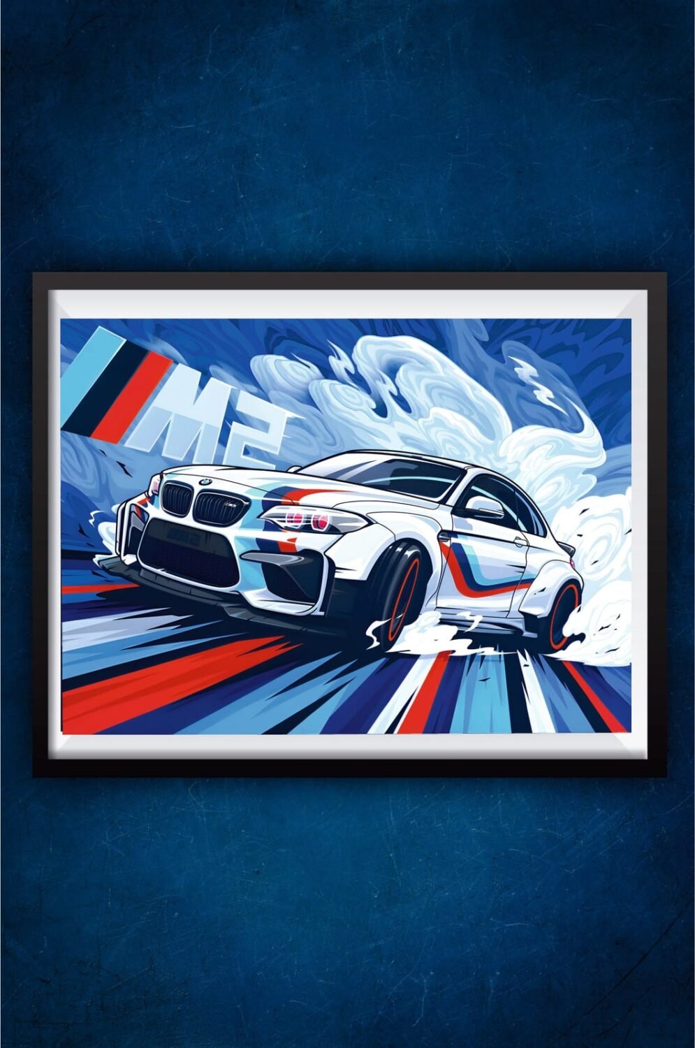 BMW M2 abstract Poster