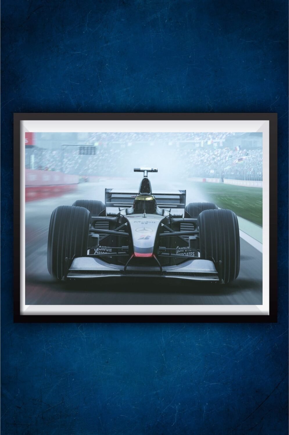 Mercedes F1 Car Poster
