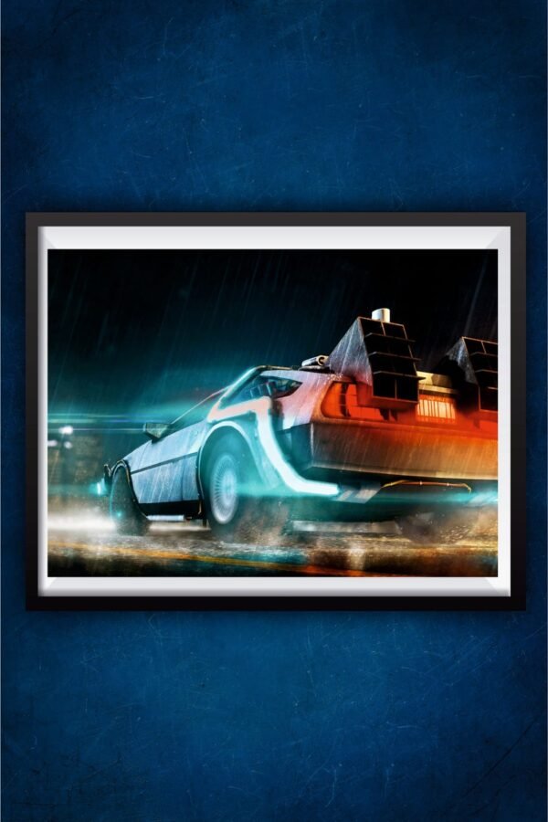 Cyberpunk Car Poster