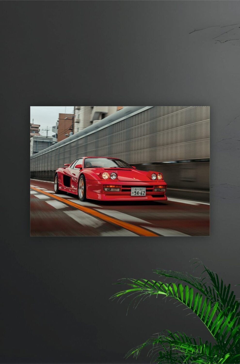 Red Supercar Poster