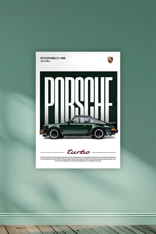 Porsche Turbo 930 Poster