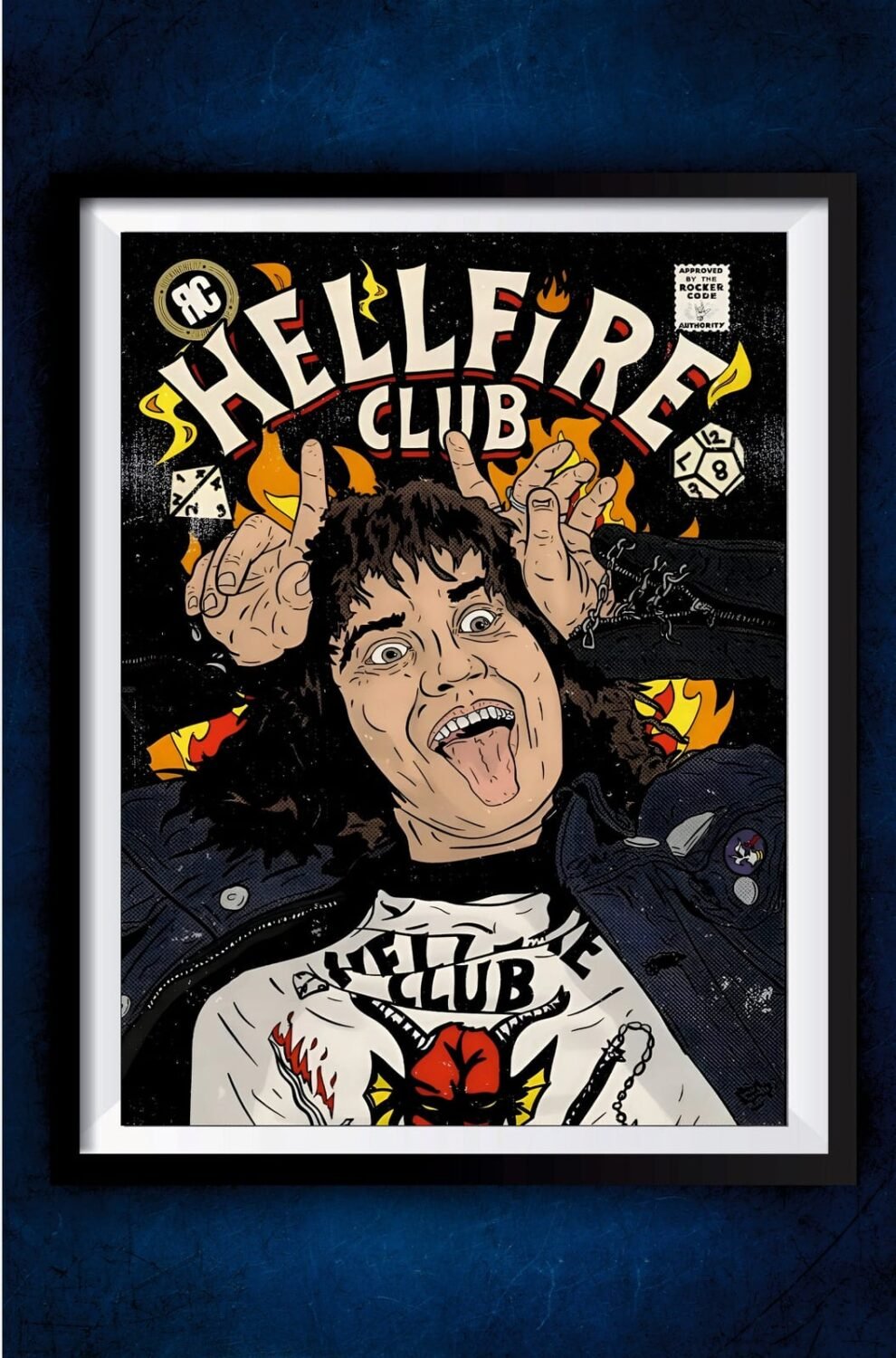 Eddie Munson Hellfire Club Poster