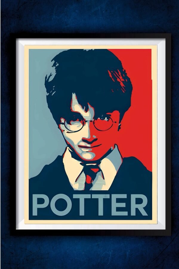 Harry Red and Blue Artstyle Poster