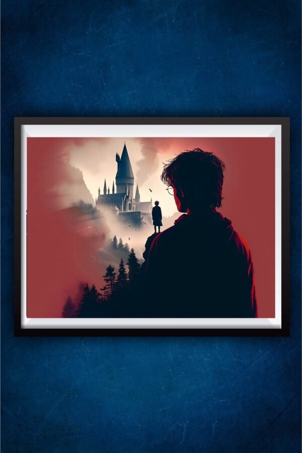 Harry and Hogwarts Poster