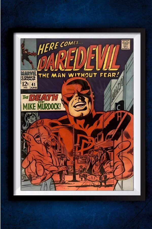 Daredevil Comic style Poster