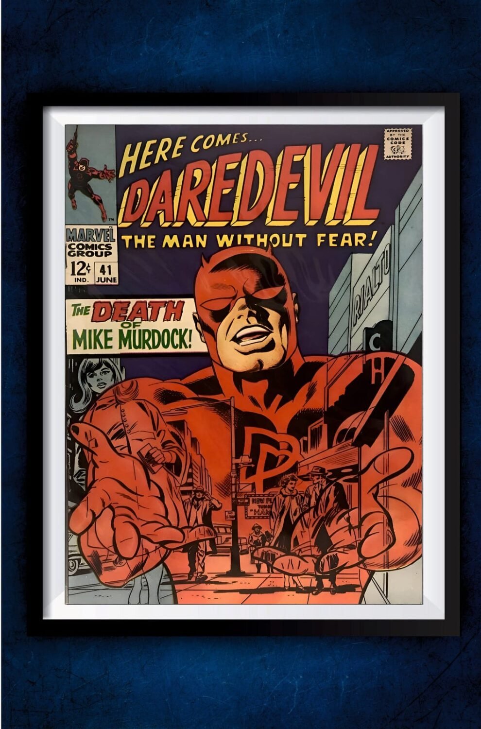Daredevil Comic style Poster