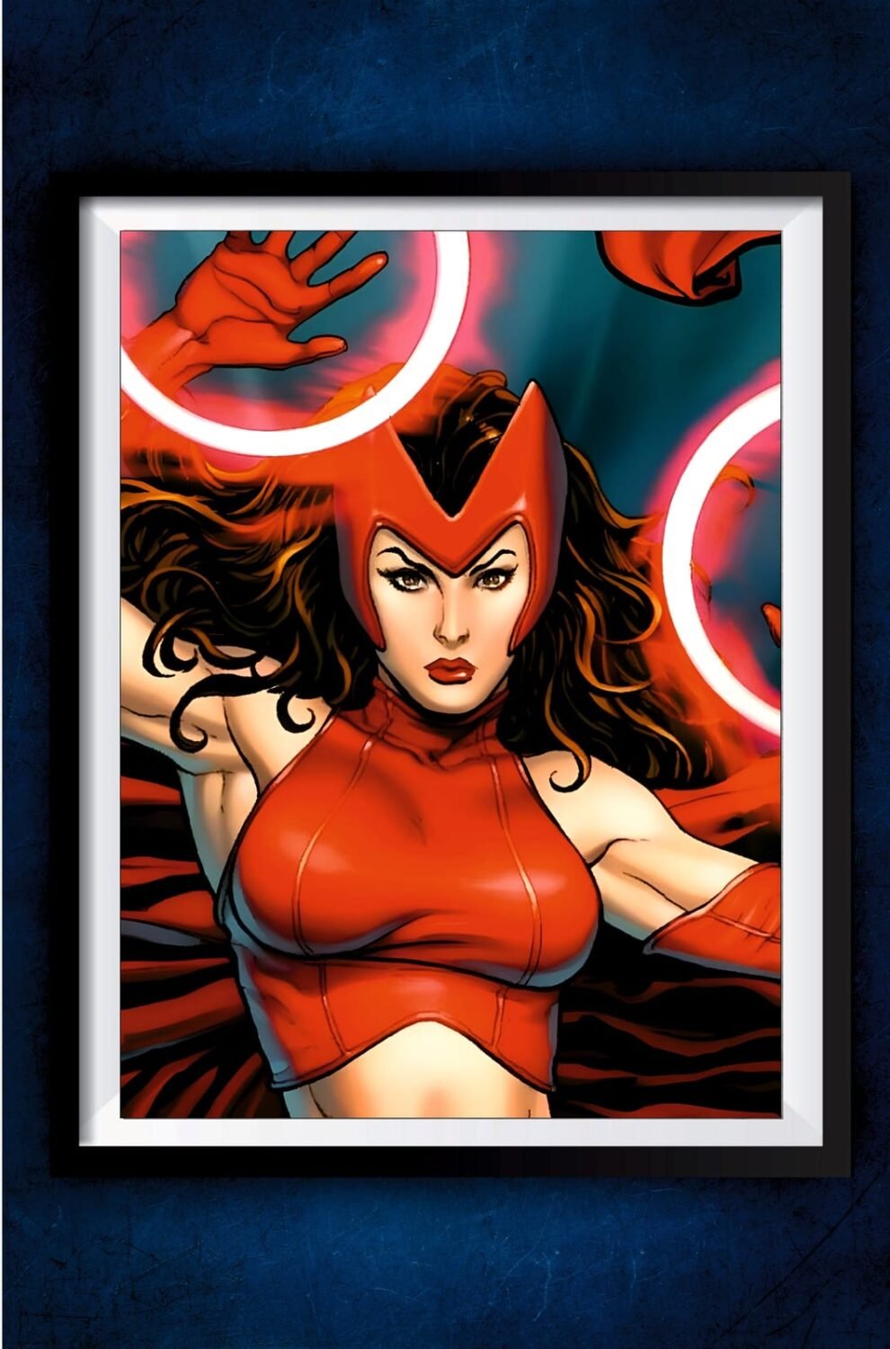 Comic Style Wanda Poster