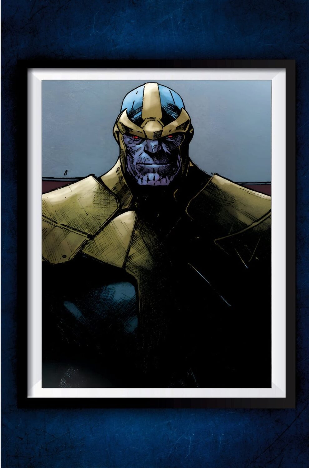 Thanos Comic Style Poster