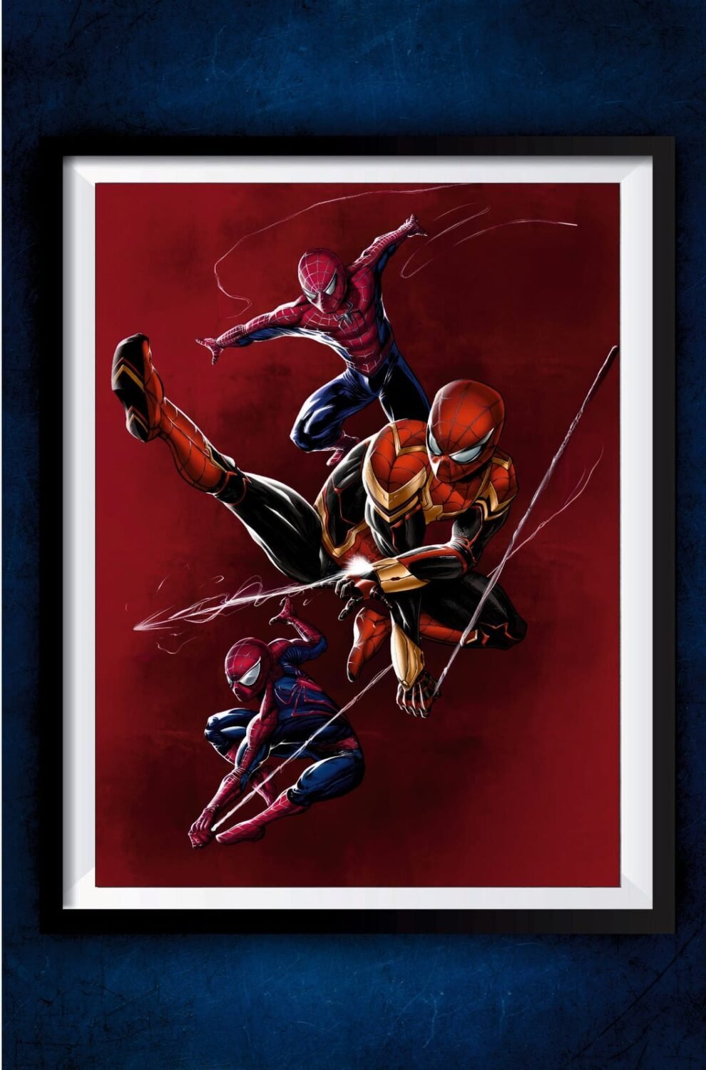 All Three Spiderman Poster