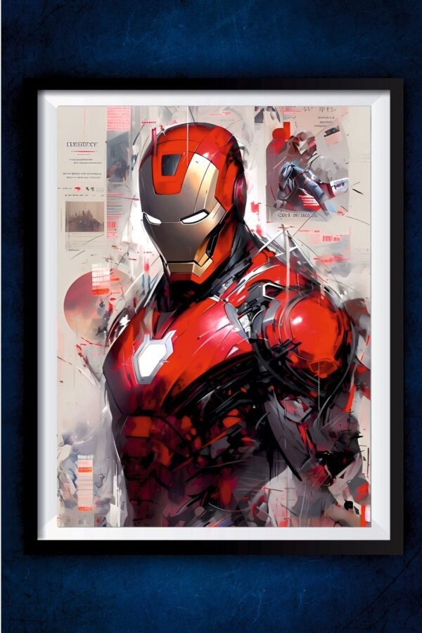 Ironman Illustrator Art Poster
