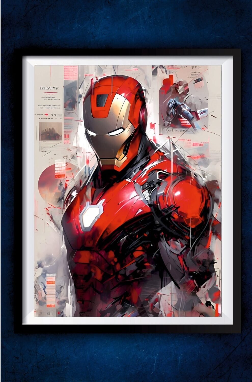 Ironman Illustrator Art Poster