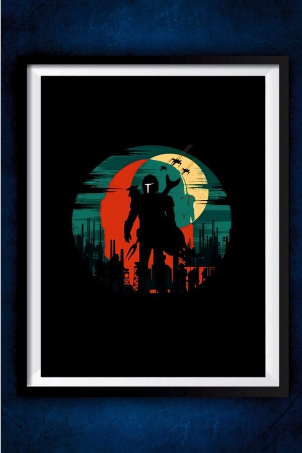The Mandalorian Minimalist Poster