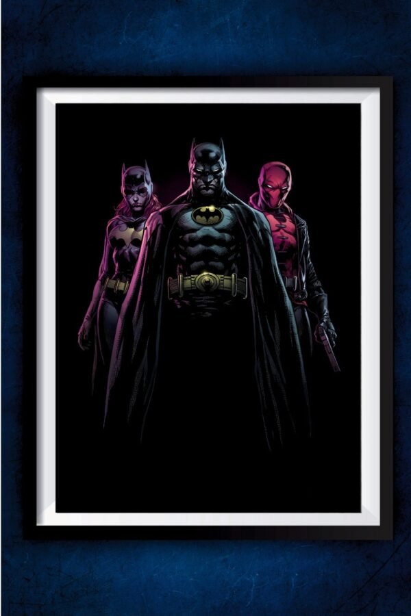 Batman with Batwomen Poster