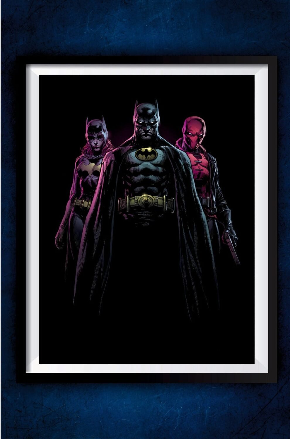 Batman with Batwomen Poster