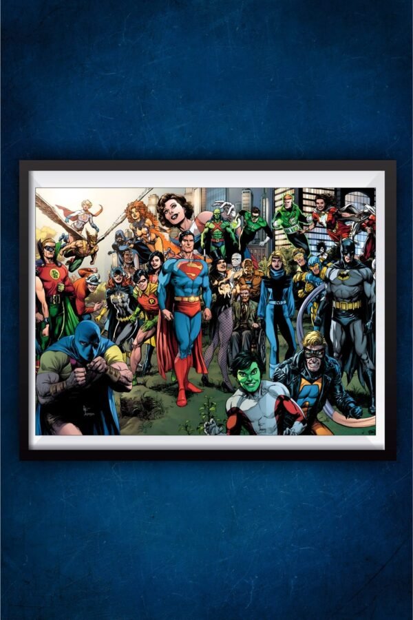 DC all Character Comic Style Poster #2